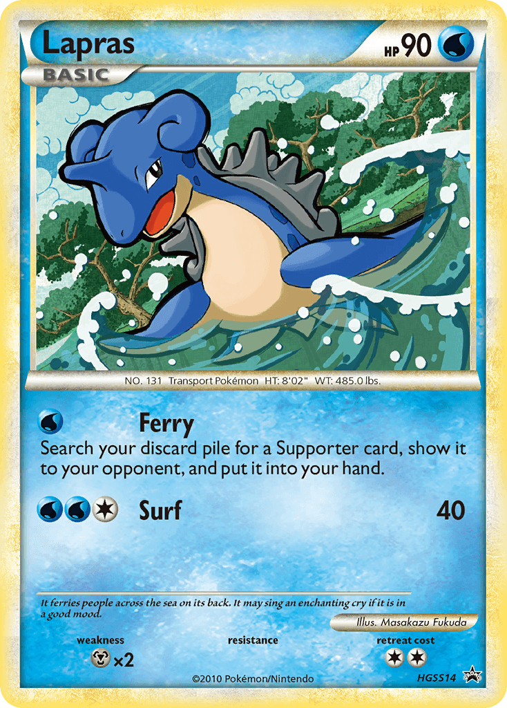Lapras: HGSS Black Star Promos