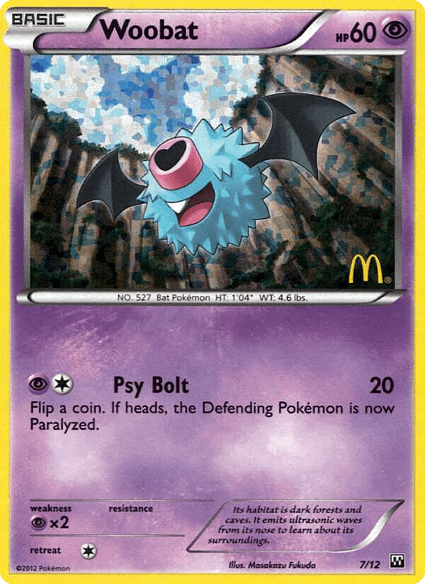 Woobat: McDonald's Collection 2012