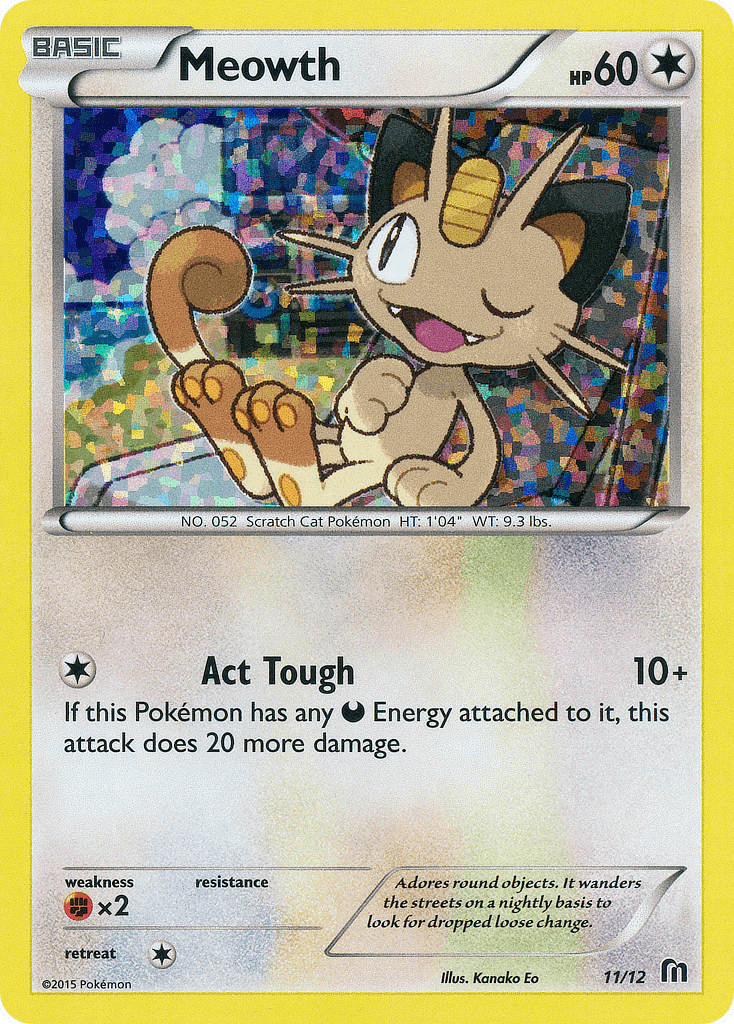 Meowth: McDonald's Collection 2016