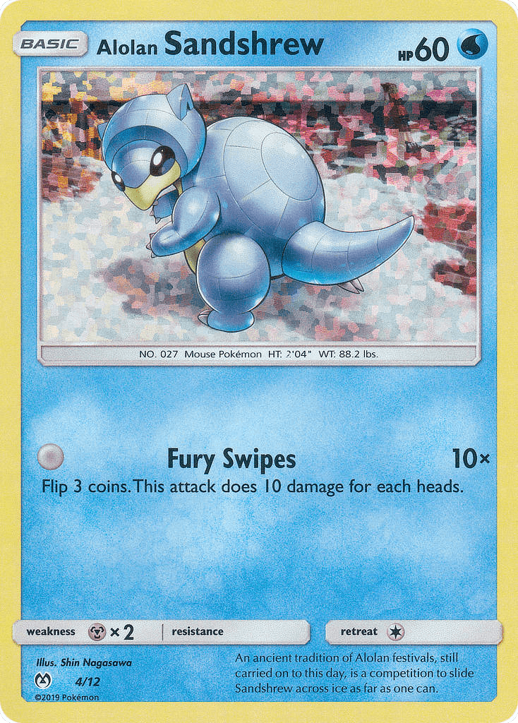 Alolan Sandshrew: McDonald's Collection 2019