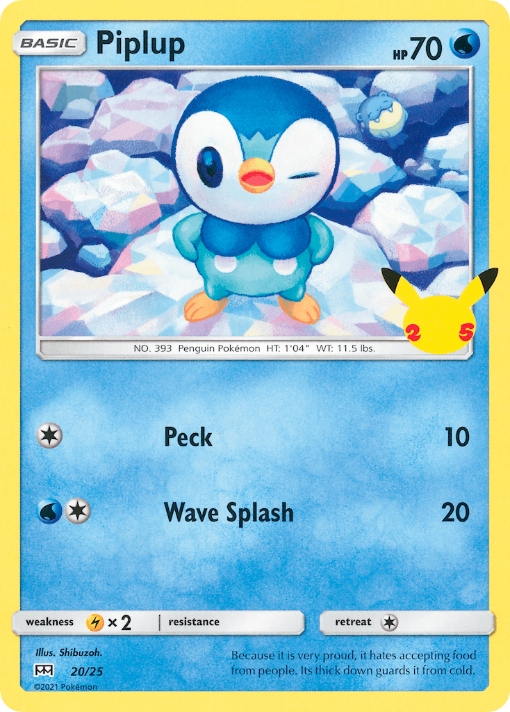 Piplup: McDonald's Collection 2021