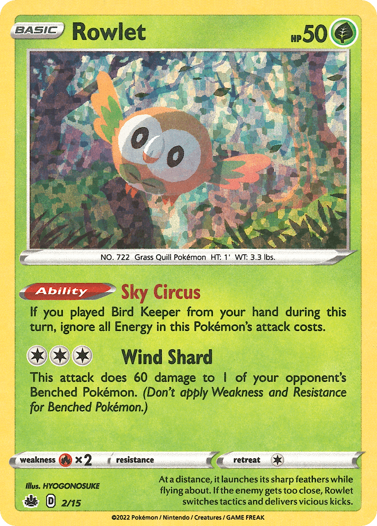 Rowlet: McDonald's Collection 2022