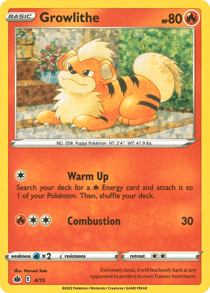 Growlithe: McDonald's Collection 2022