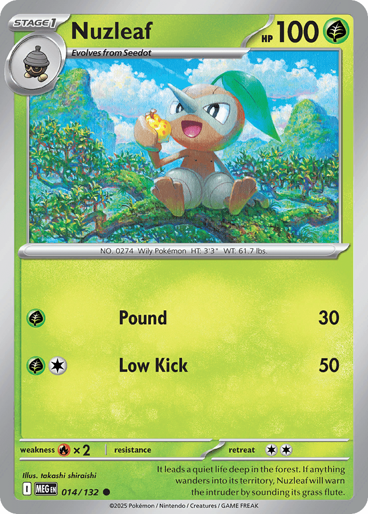 Nuzleaf: Mega Evolution