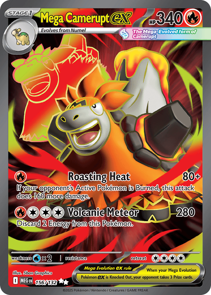 Mega Camerupt ex: Mega Evolution
