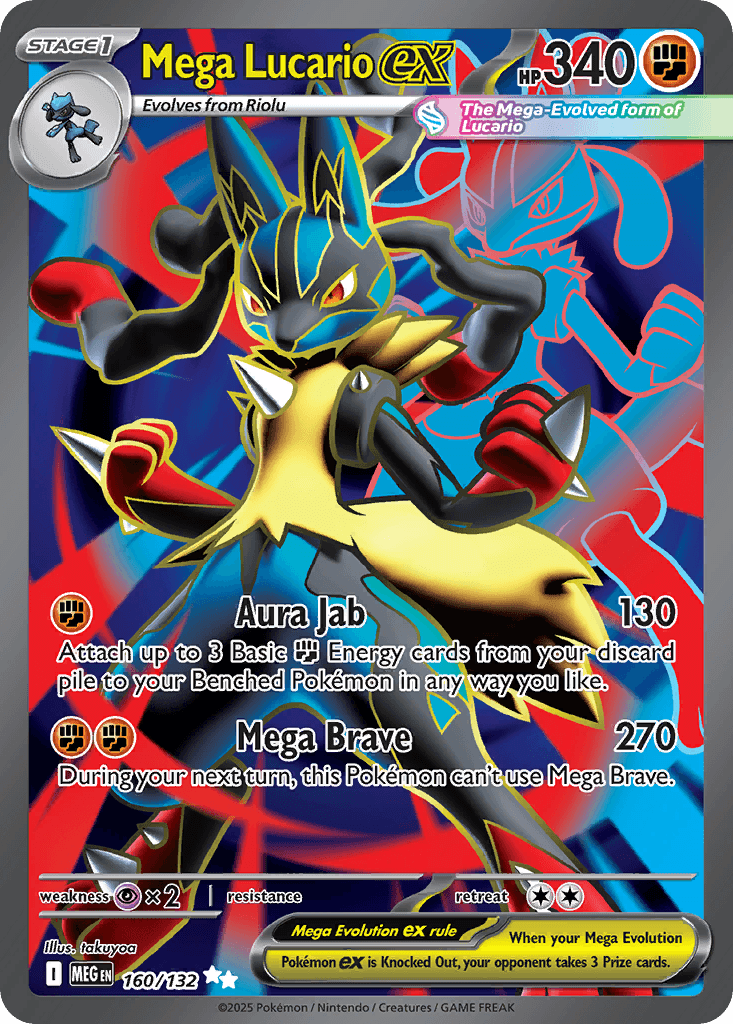 Mega Lucario ex: Mega Evolution