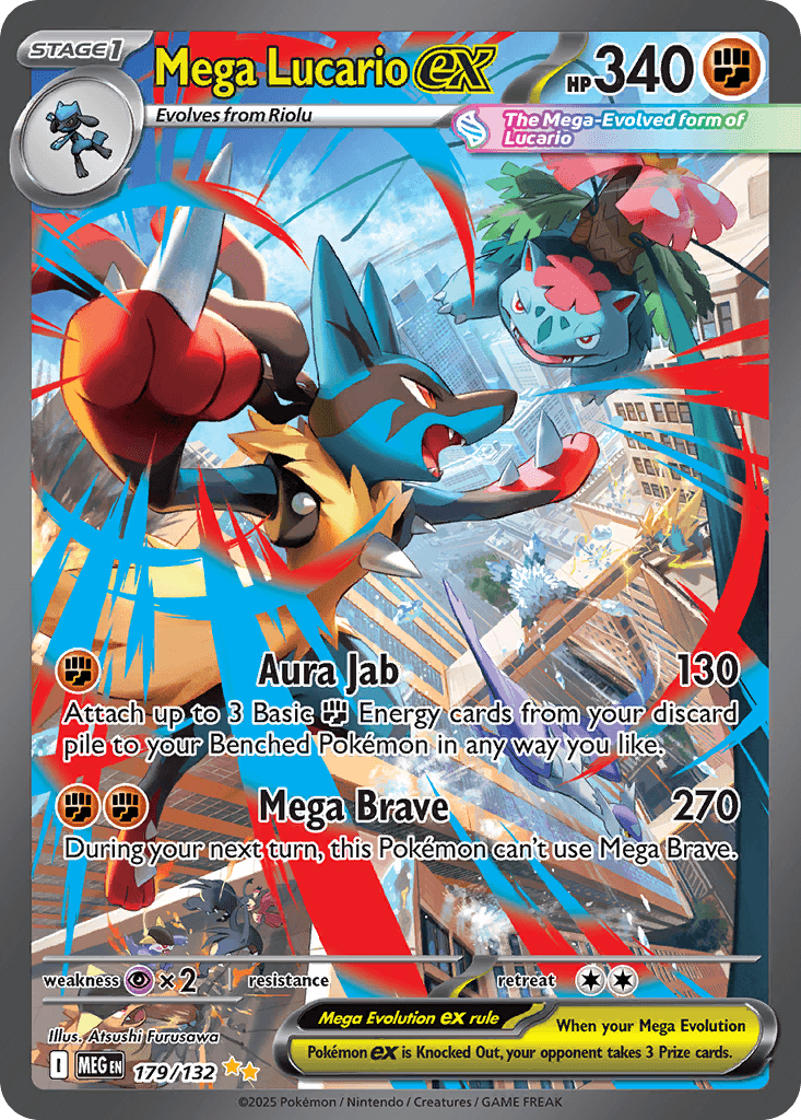 Mega Lucario ex: Mega Evolution