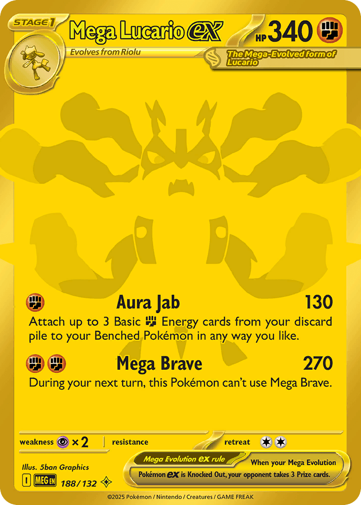 Mega Lucario ex: Mega Evolution