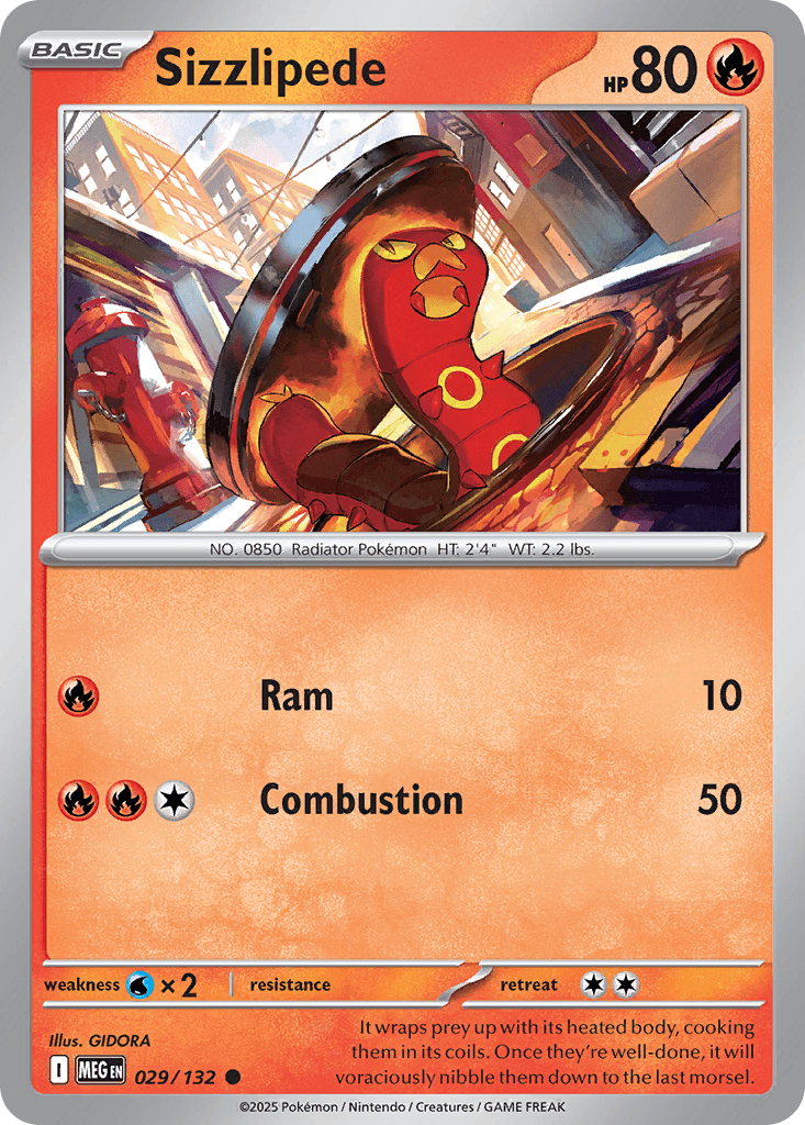 Sizzlipede: Mega Evolution