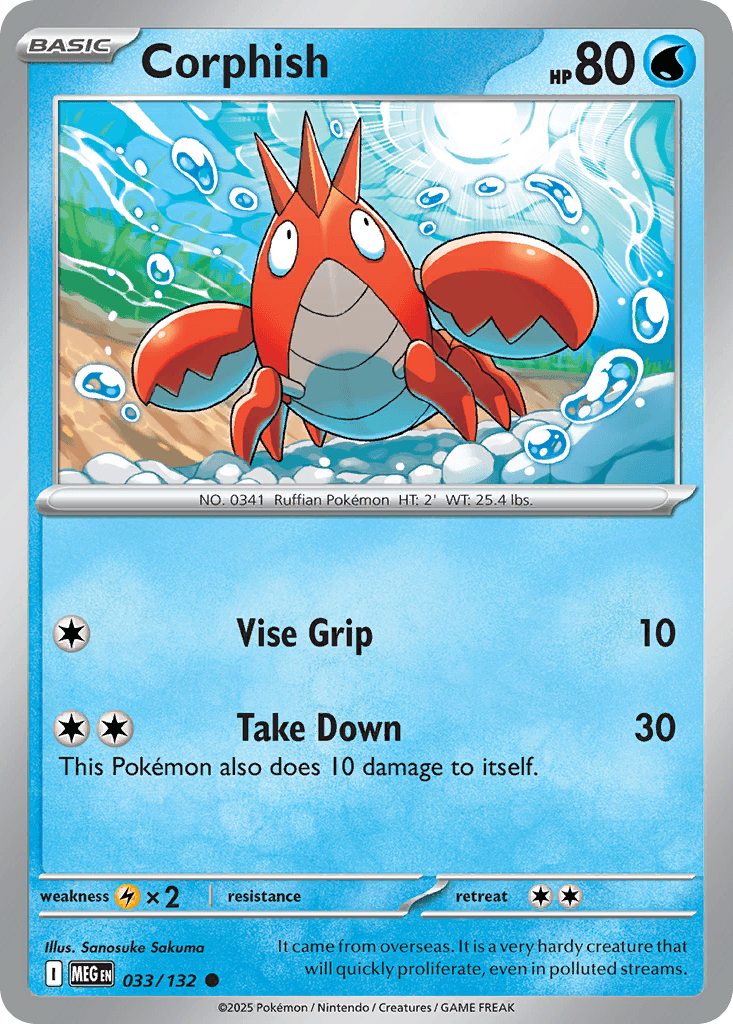 Corphish: Mega Evolution