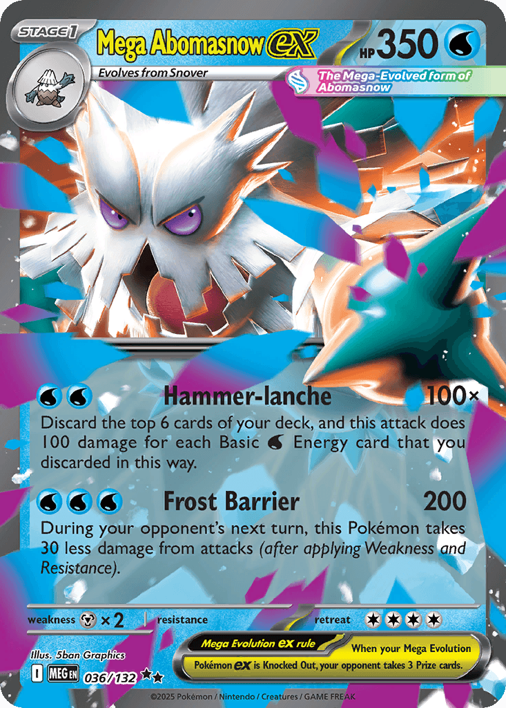 Mega Abomasnow ex: Mega Evolution