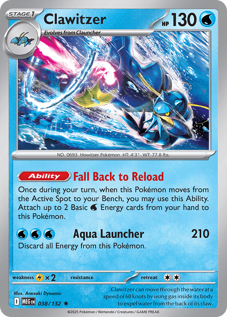 Clawitzer: Mega Evolution