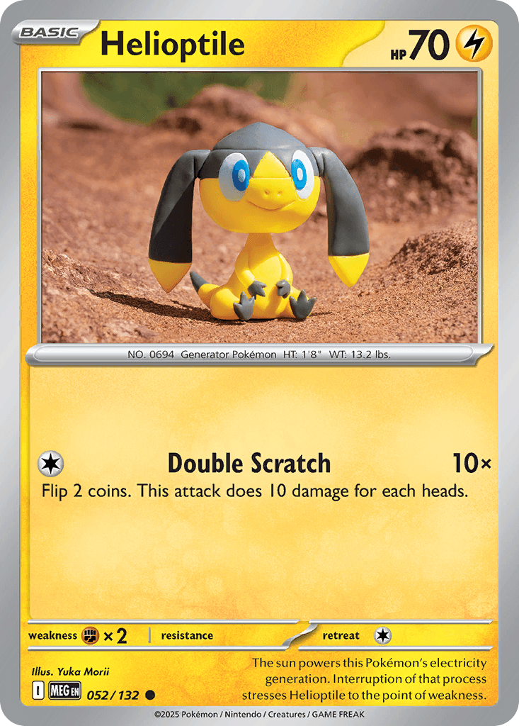 Helioptile: Mega Evolution