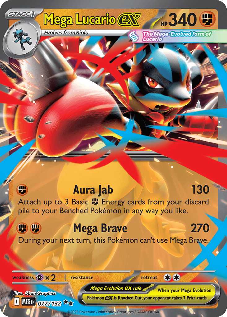 Mega Lucario ex: Mega Evolution