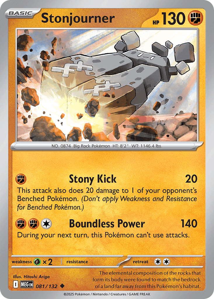 Stonjourner: Mega Evolution