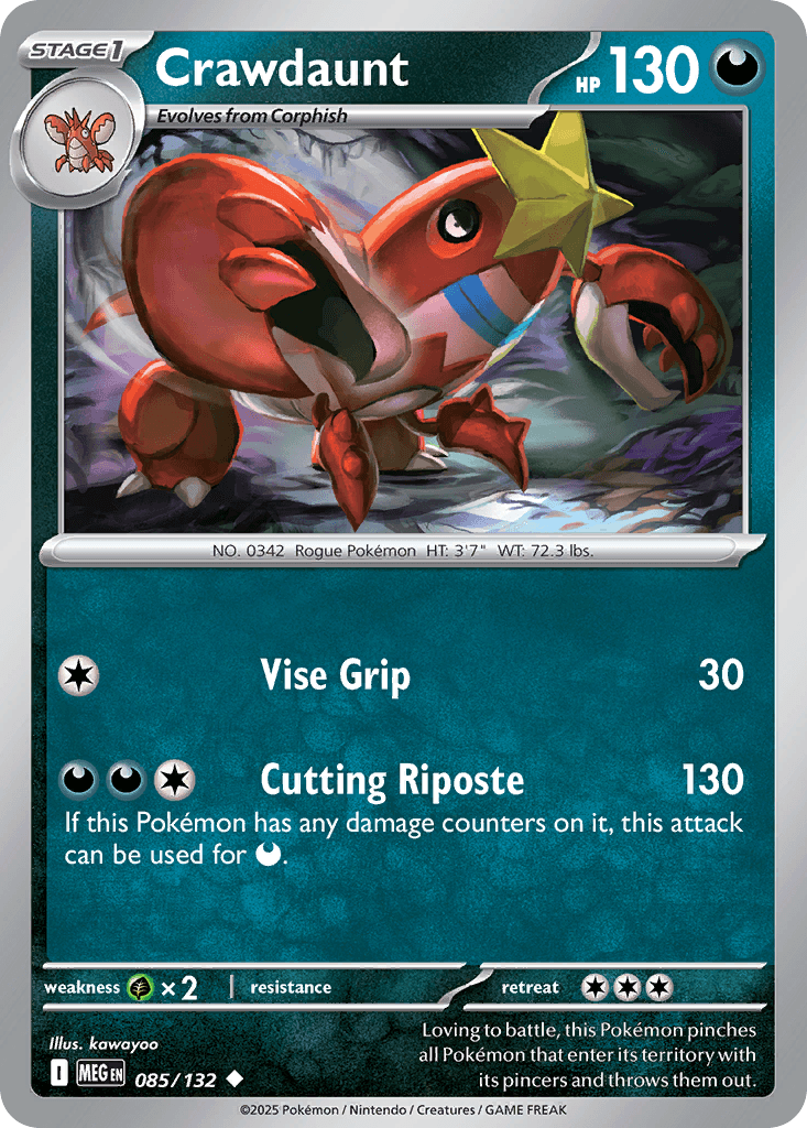 Crawdaunt: Mega Evolution