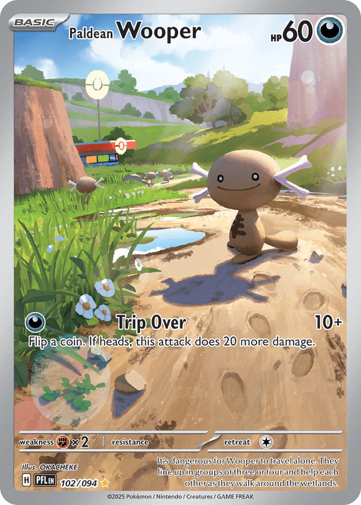 Paldean Wooper: Phantasmal Flames