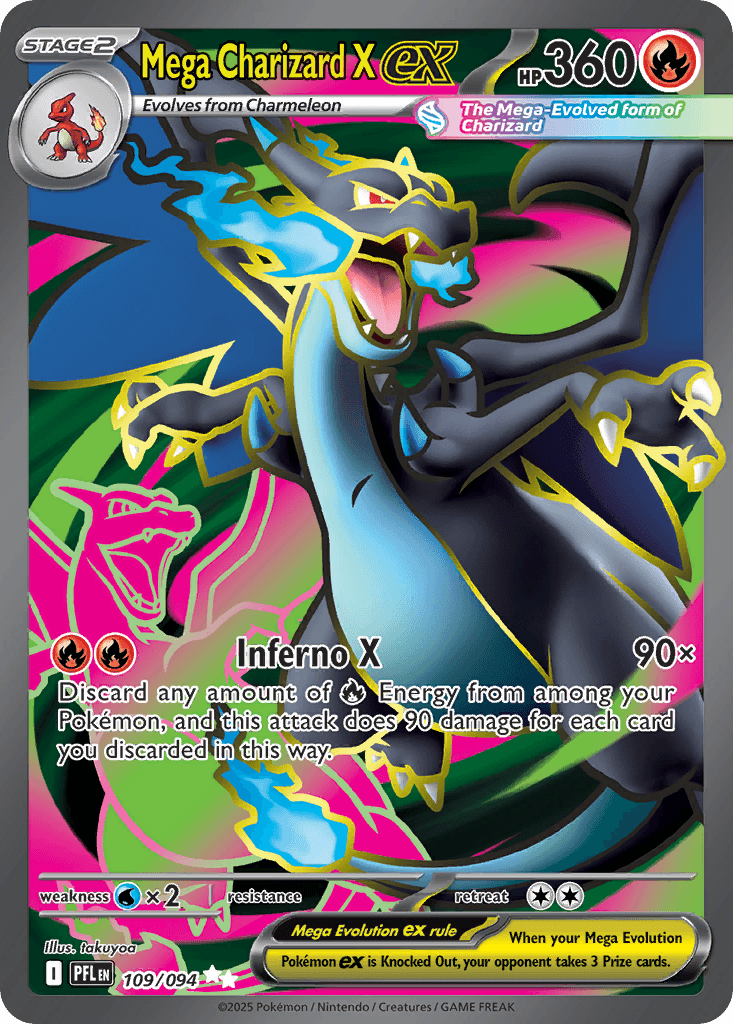 Mega Charizard X ex: Phantasmal Flames