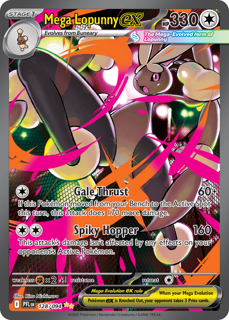 Mega Lopunny ex: Phantasmal Flames