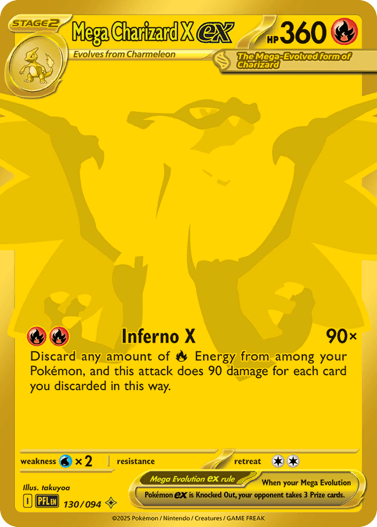 Mega Charizard X ex: Phantasmal Flames
