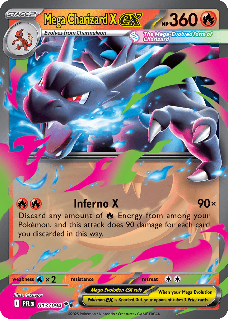 Mega Charizard X ex: Phantasmal Flames