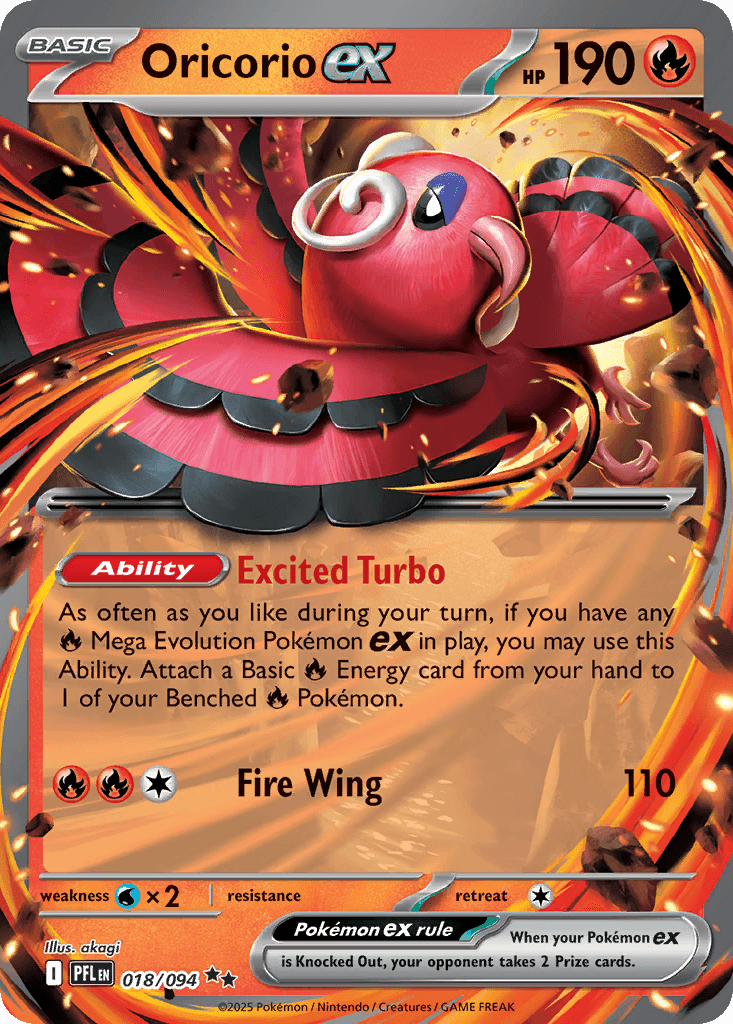 Oricorio ex: Phantasmal Flames