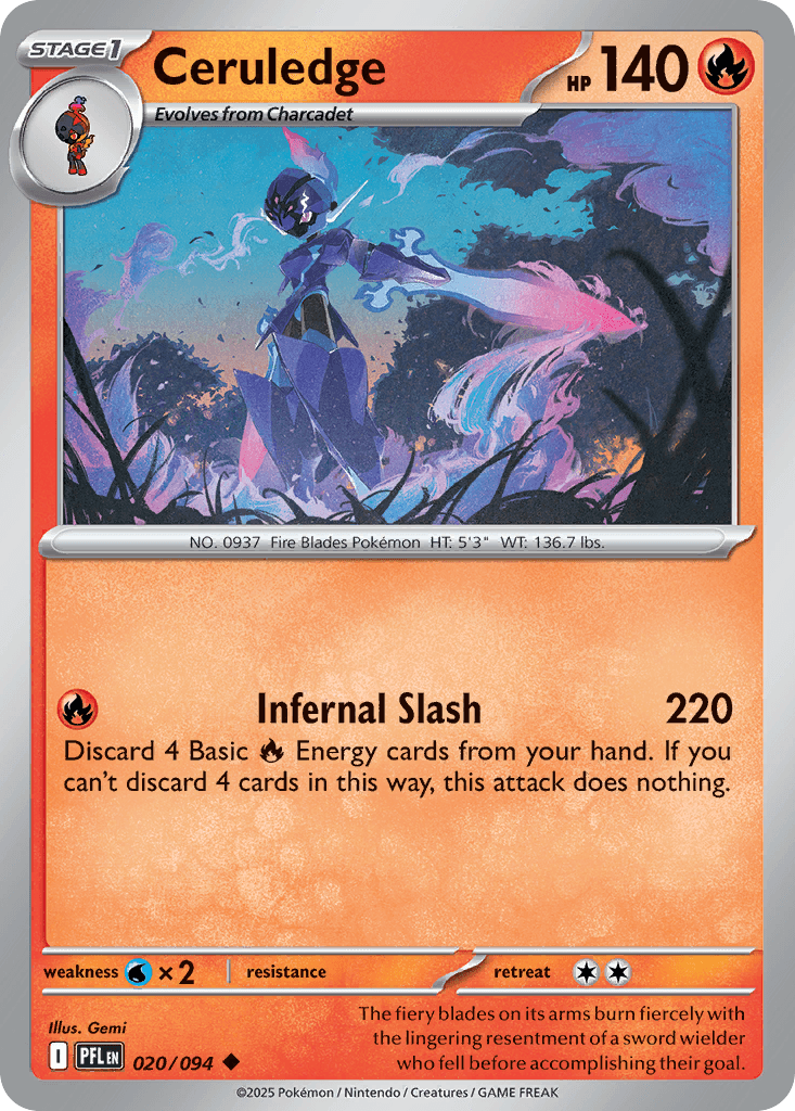 Ceruledge: Phantasmal Flames