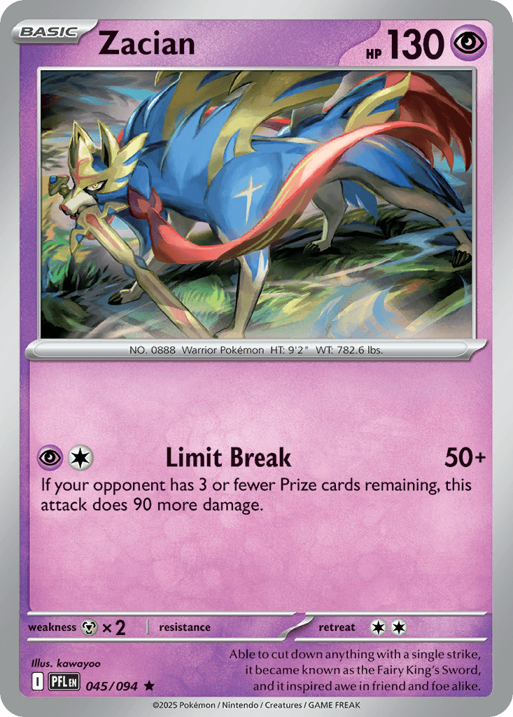Zacian: Phantasmal Flames