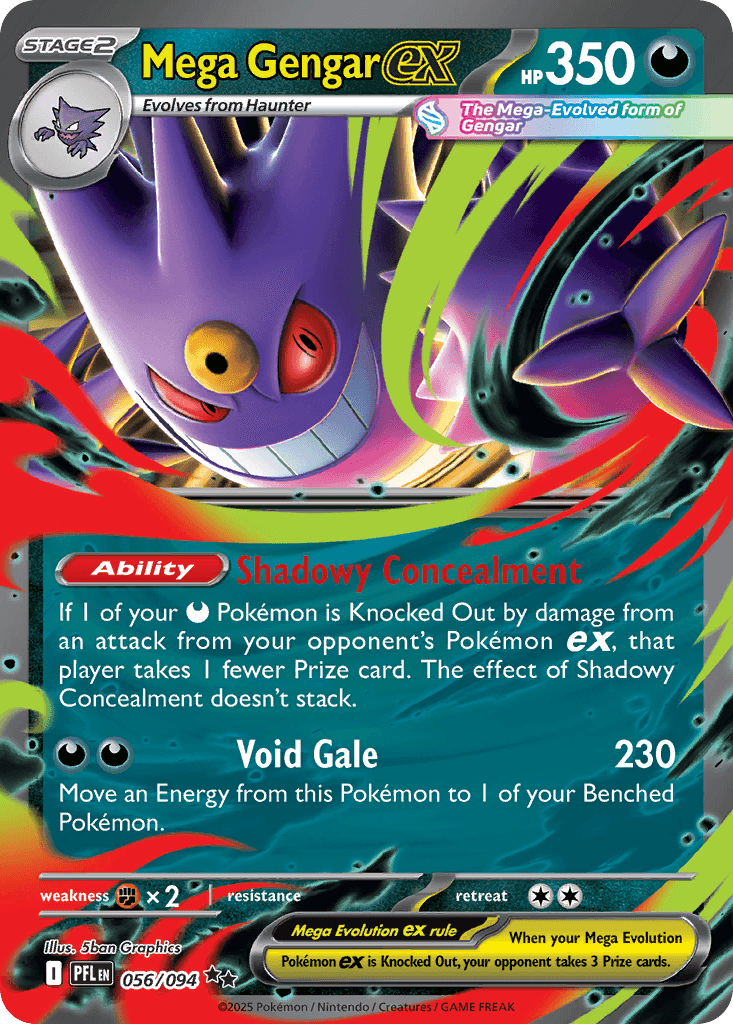 Mega Gengar ex: Phantasmal Flames