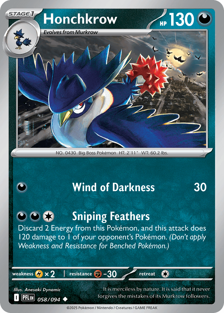 Honchkrow: Phantasmal Flames