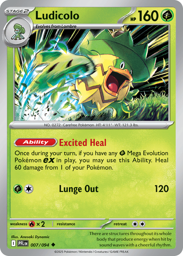 Ludicolo: Phantasmal Flames