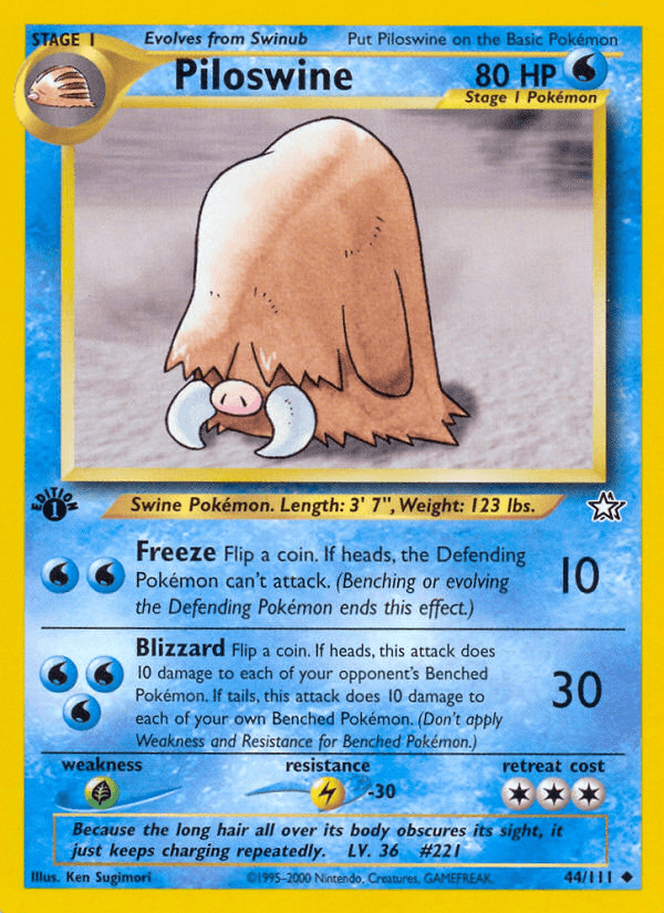 Piloswine: Neo Genesis
