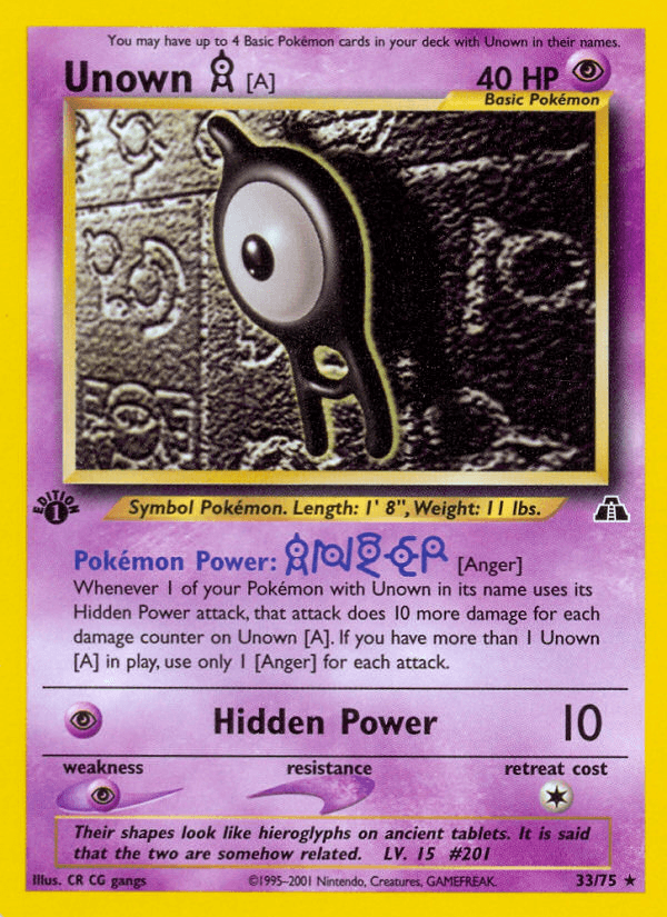 Unown [A]: Neo Discovery