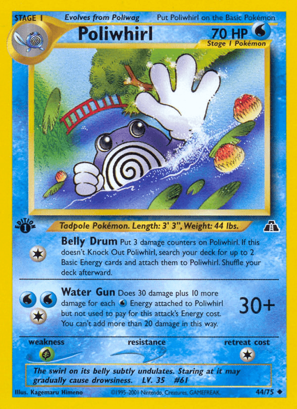 Poliwhirl: Neo Discovery