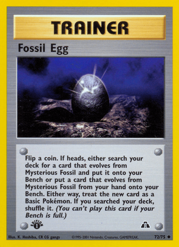 Fossil Egg: Neo Discovery