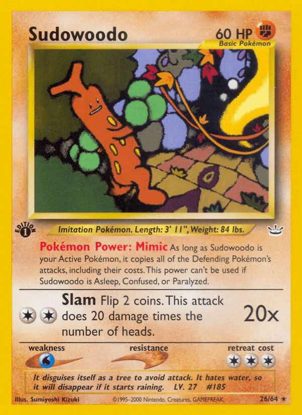 Sudowoodo: Neo Revelation