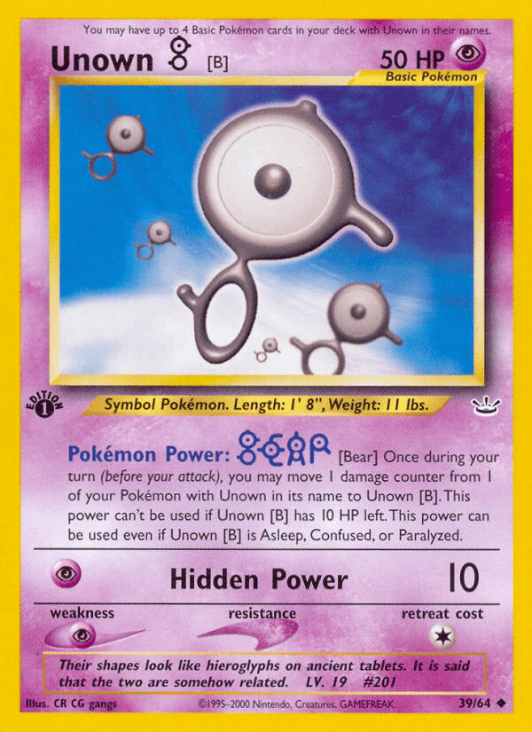 Unown [B]: Neo Revelation