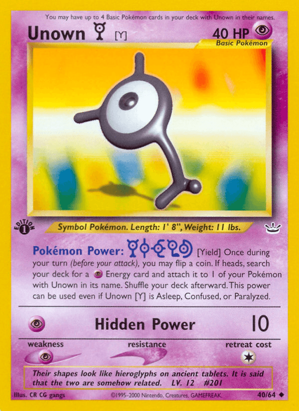 Unown [Y]: Neo Revelation