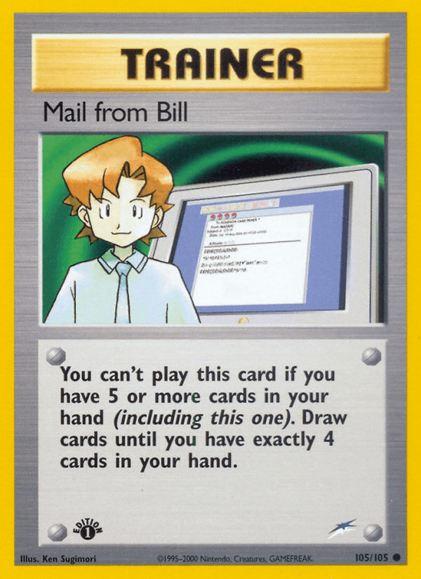 Mail from Bill: Neo Destiny