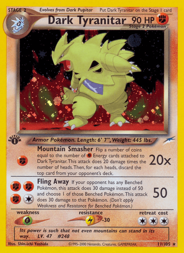 Dark Tyranitar: Neo Destiny