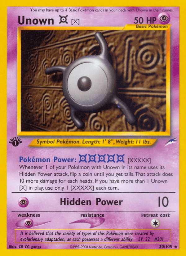 Unown [X]: Neo Destiny