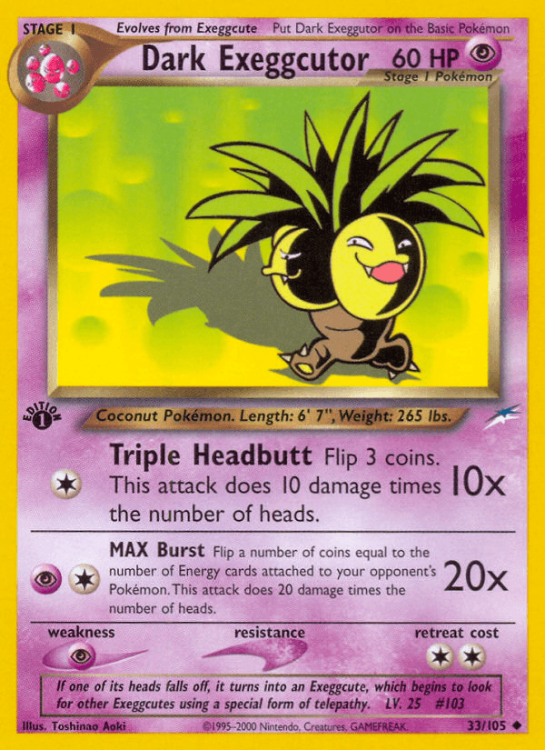Dark Exeggutor: Neo Destiny