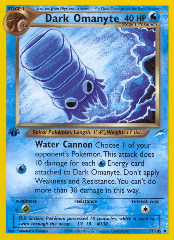 Dark Omanyte: Neo Destiny
