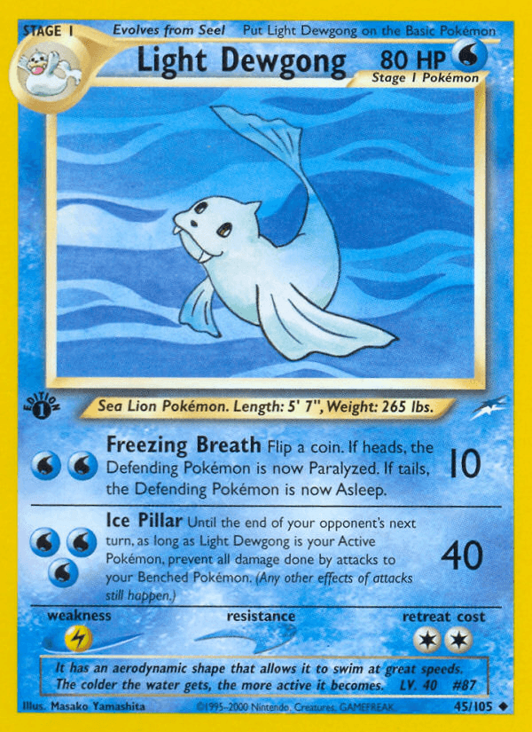 Light Dewgong: Neo Destiny