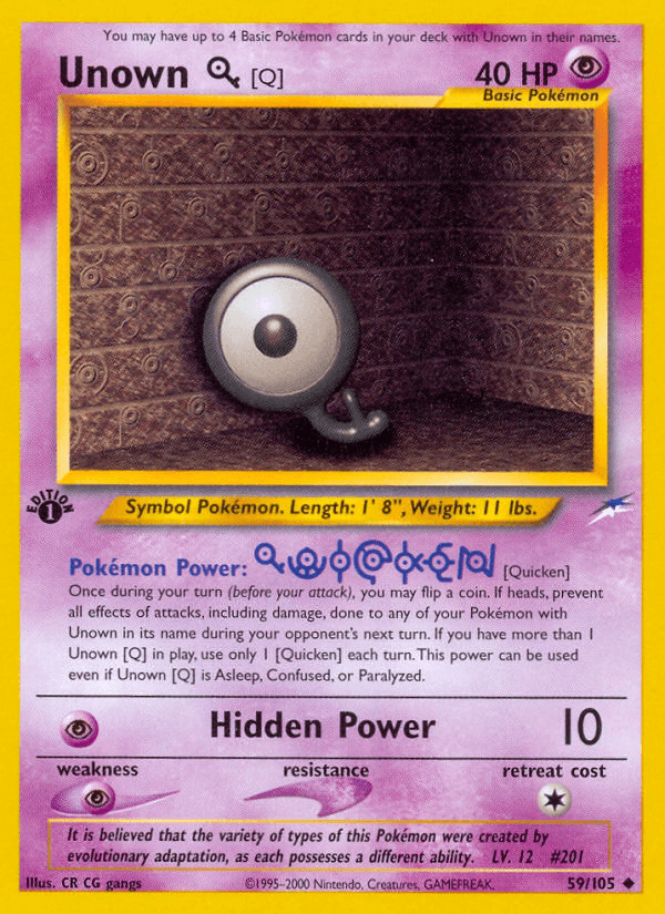 Unown [Q]: Neo Destiny