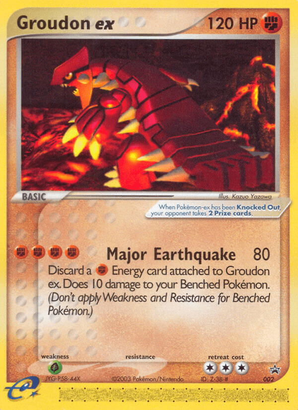 Groudon ex: Nintendo Black Star Promos