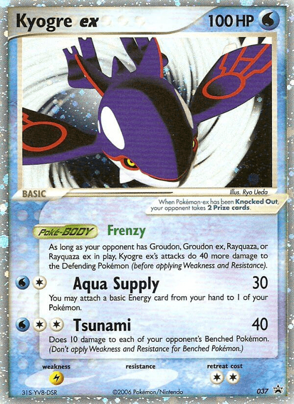 Kyogre ex: Nintendo Black Star Promos