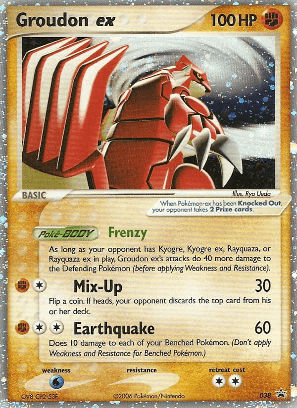 Groudon ex: Nintendo Black Star Promos