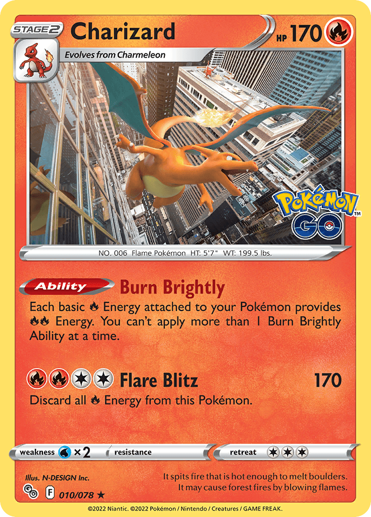 Charizard: Pokémon GO