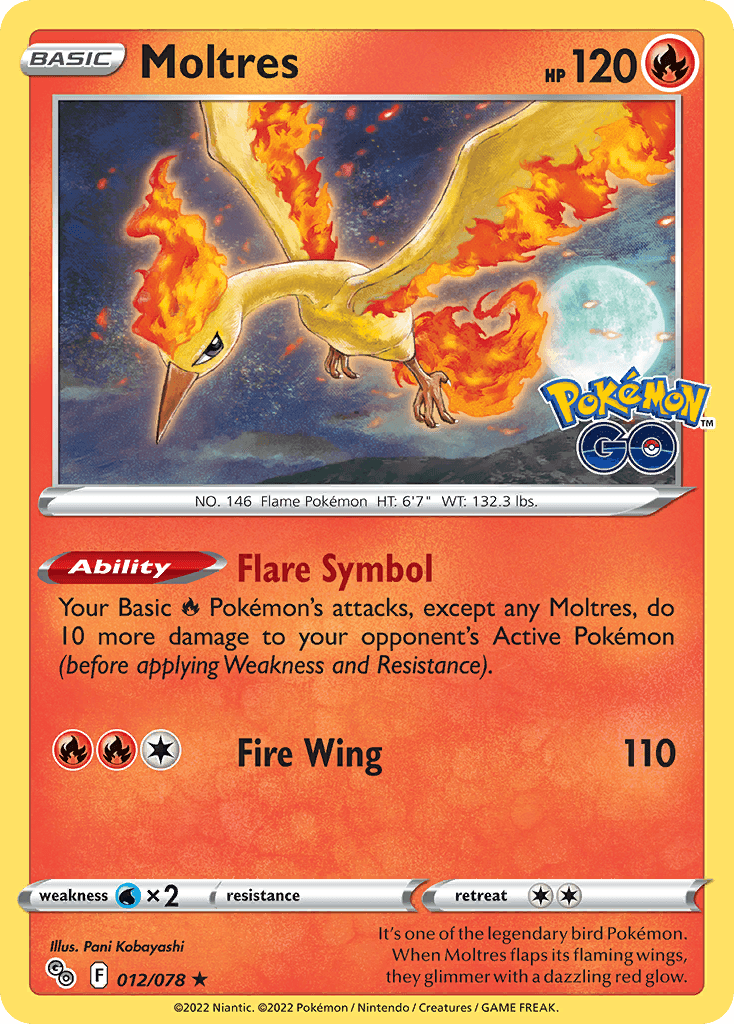 Moltres: Pokémon GO